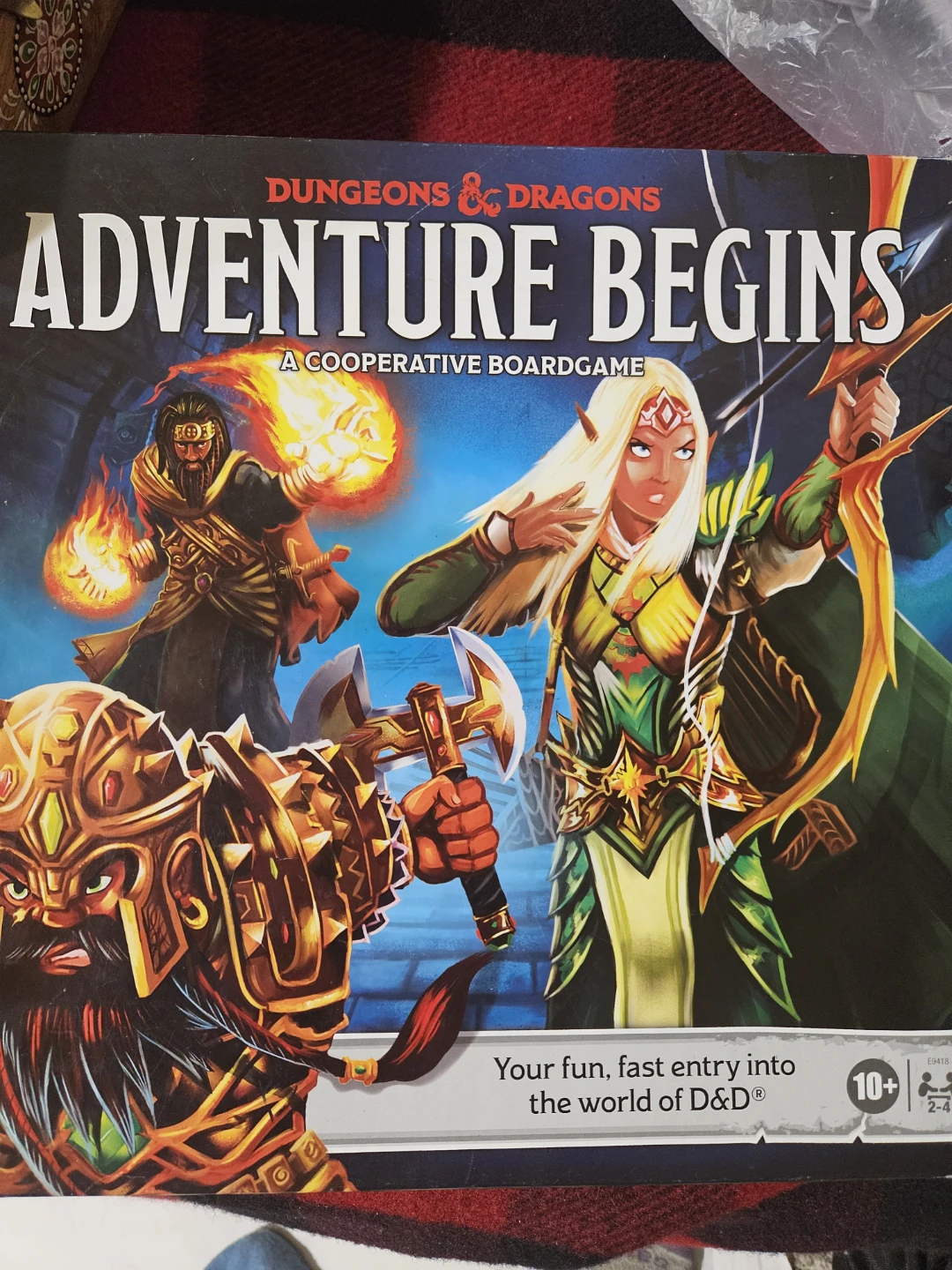 Dungeons & Dragons Adventure Begins Board Game
