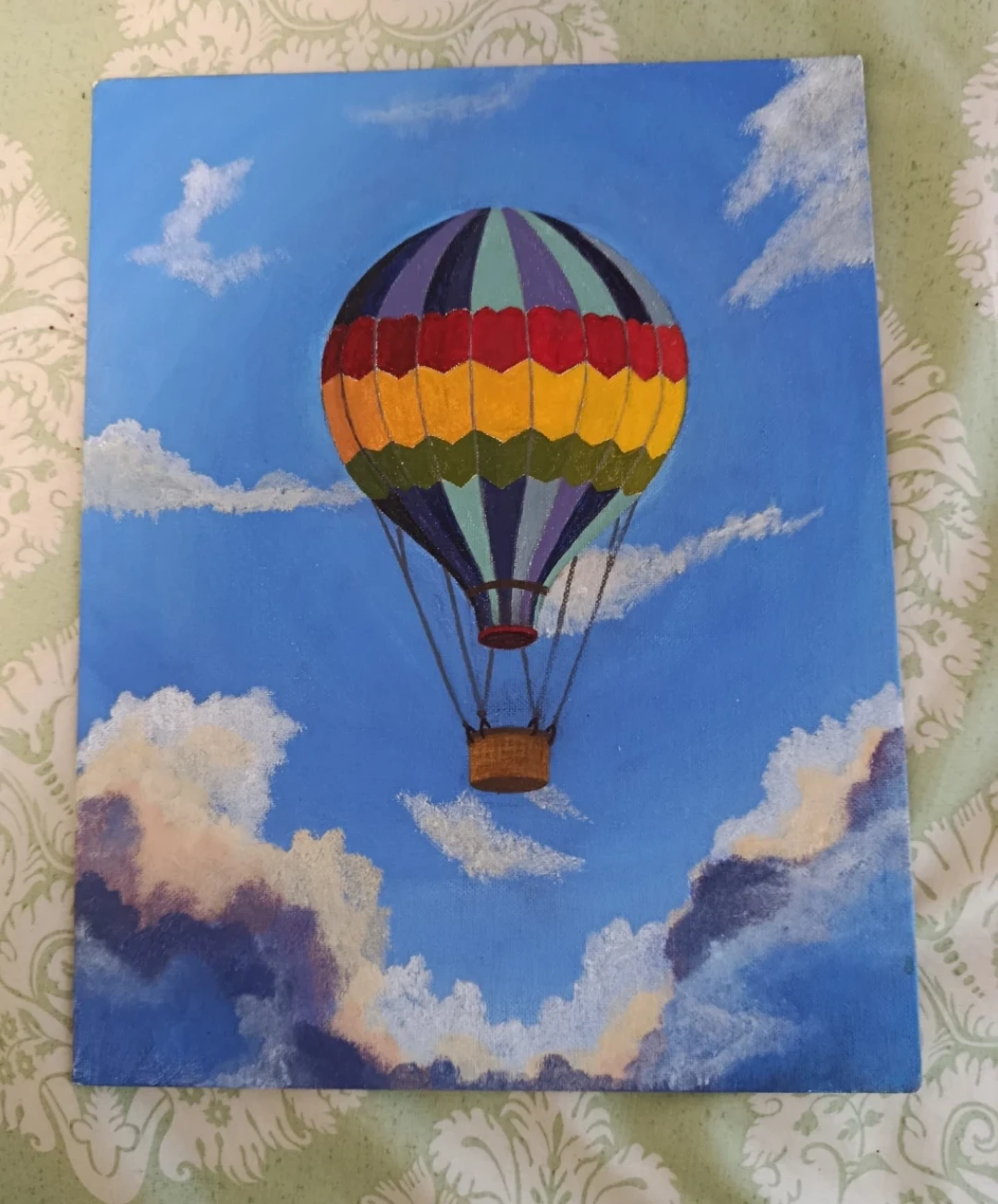 Original Hot Air Balloon Painting
