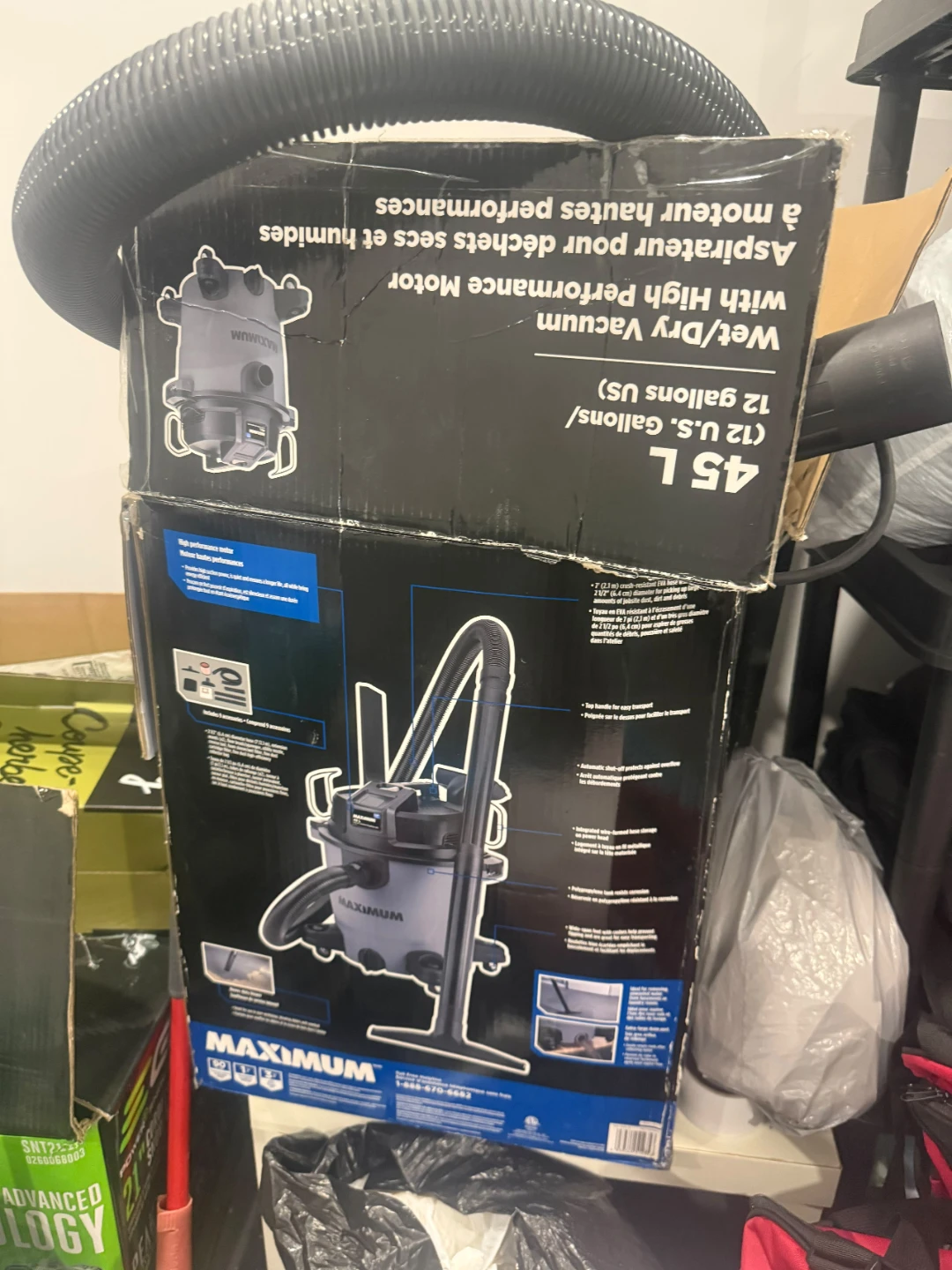 Shop Vac Maximum 45L Wet/Dry Vacuum