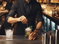 Bartending items and uniform