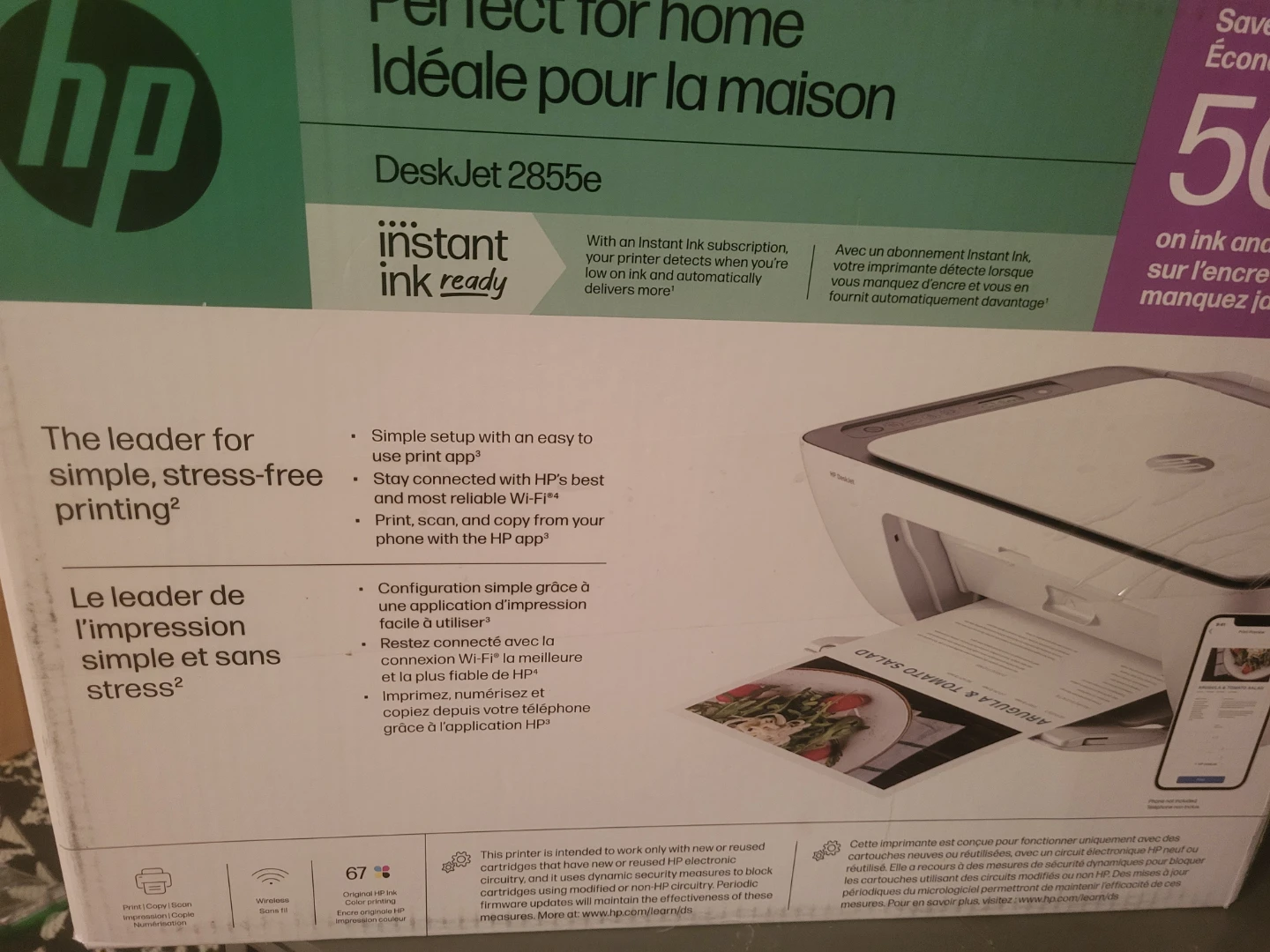 HP DeskJet 2855e Wireless Printer