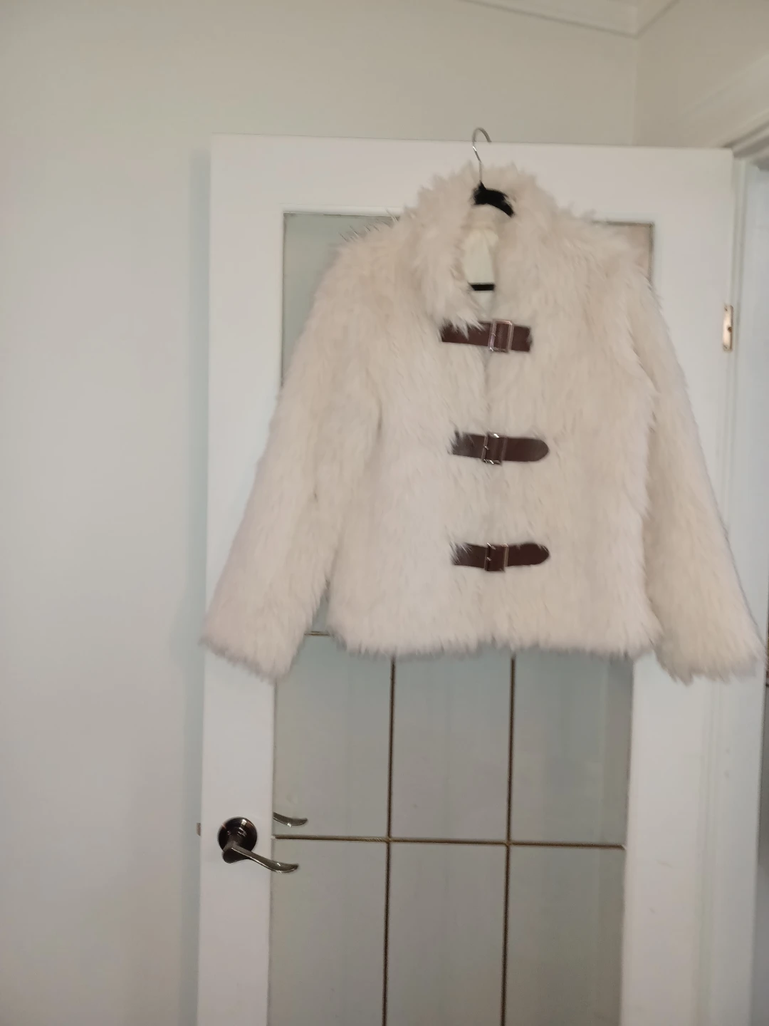 Creme Faux Fur Jacket