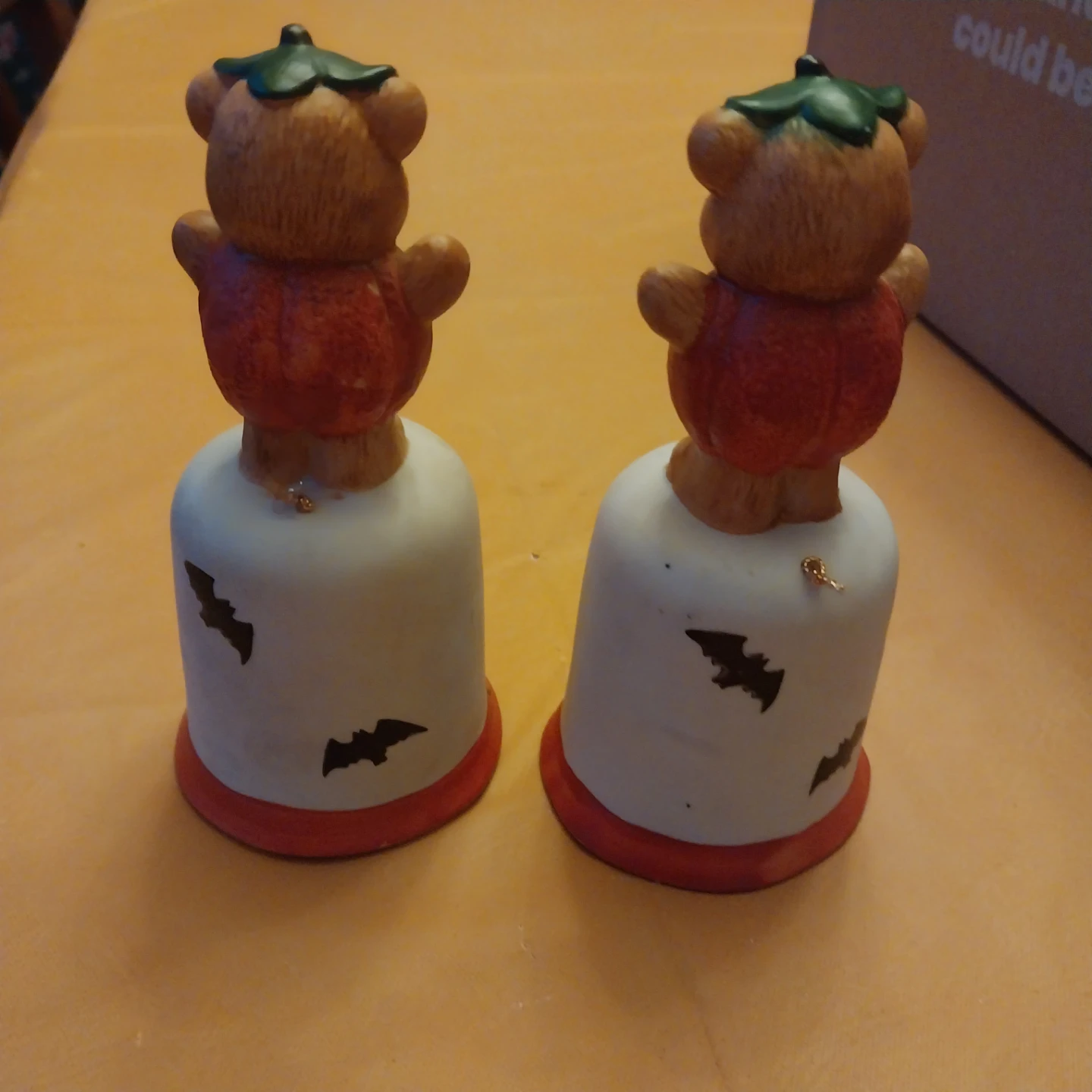 Set of 2 Ceramic Halloween Bear Bells - photo 3
