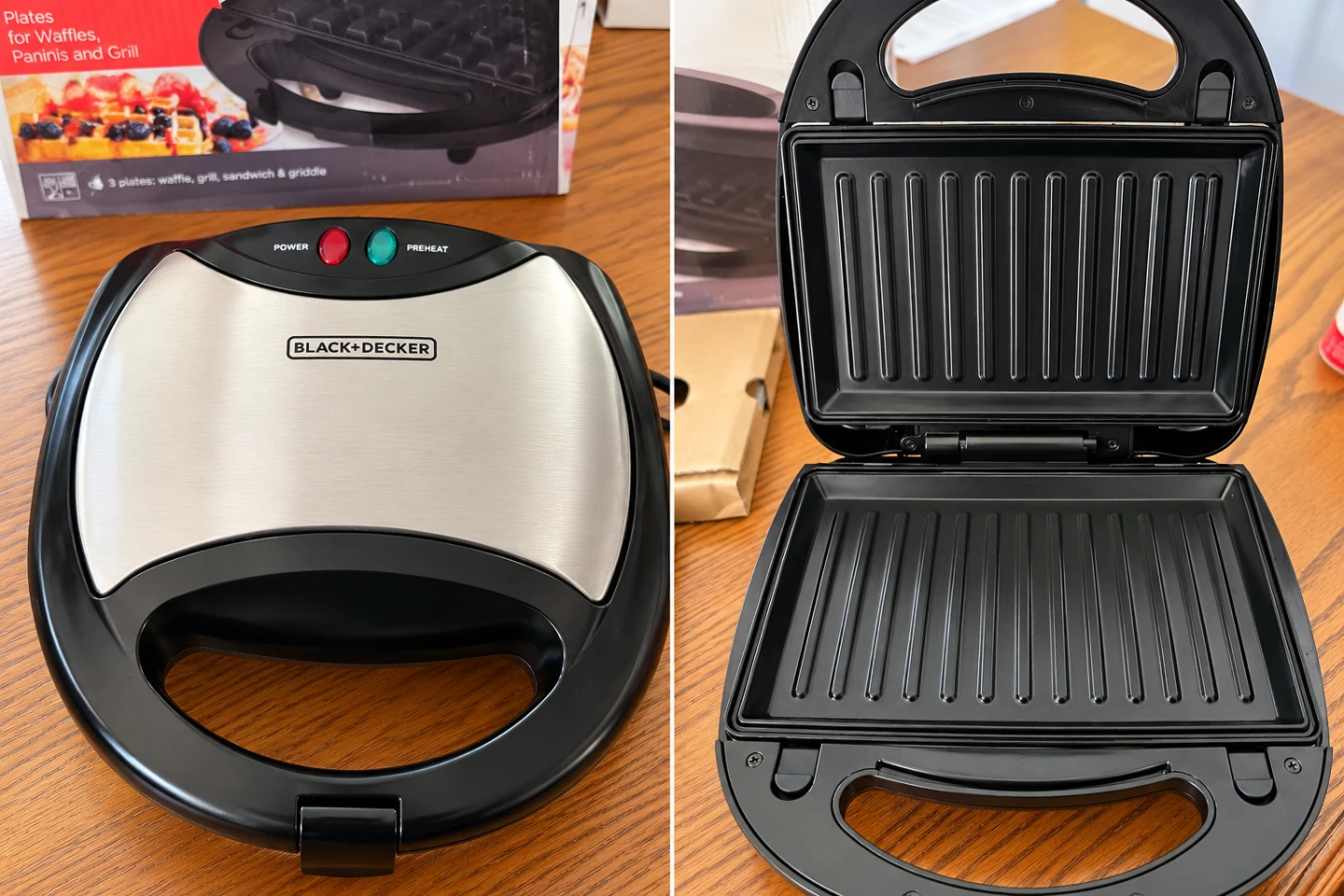 Brand New Black+Decker 4-in-1 Grill & Waffle Maker
