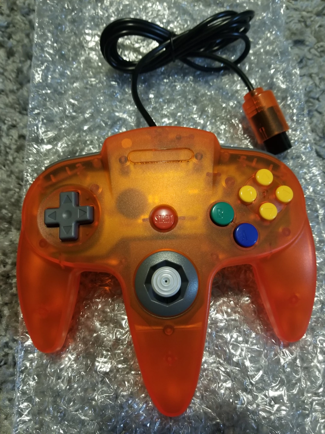 N64 fire Orange Controller