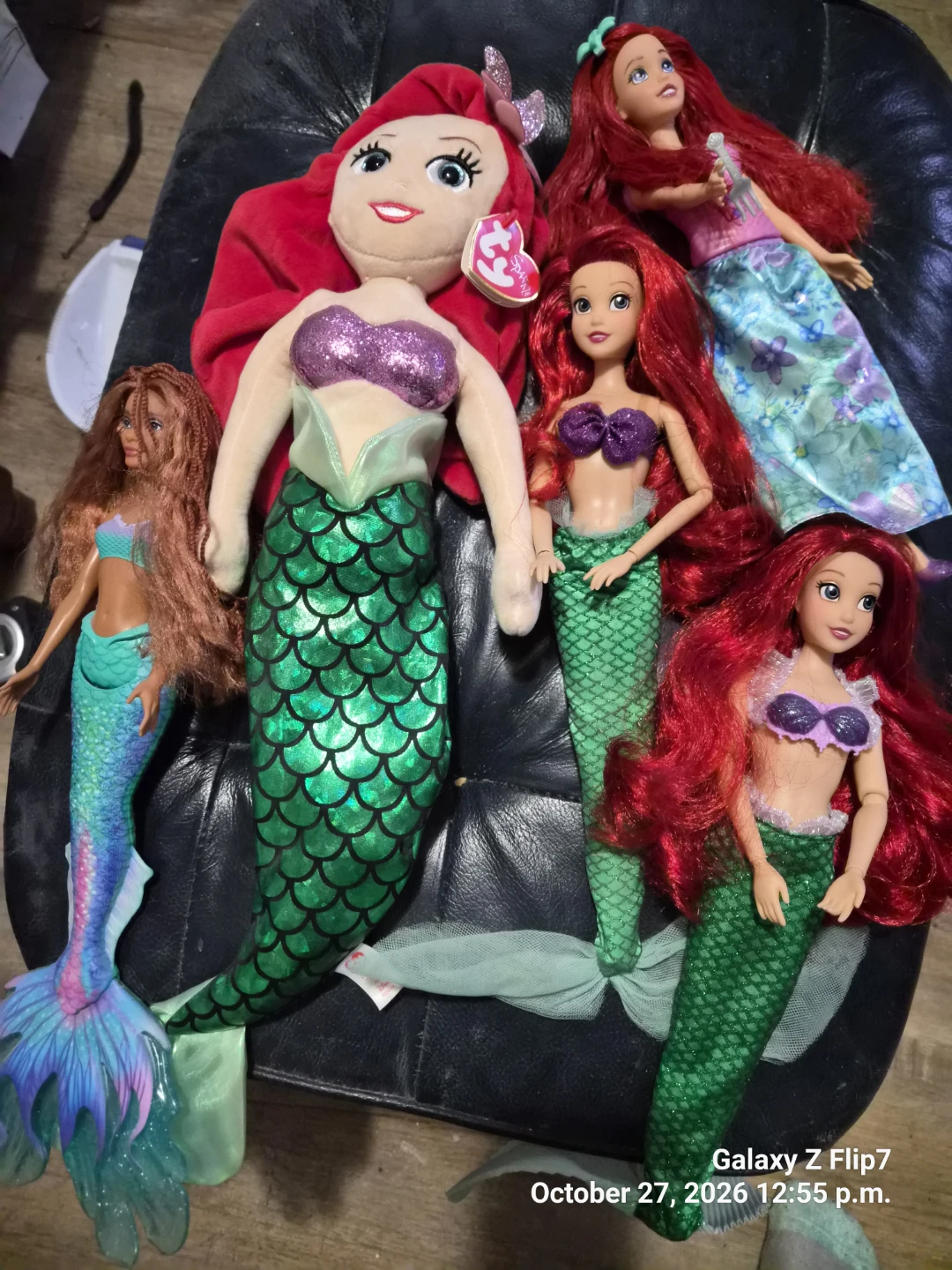 Disney Ariel Mermaid Doll and Plush Toy Collection
