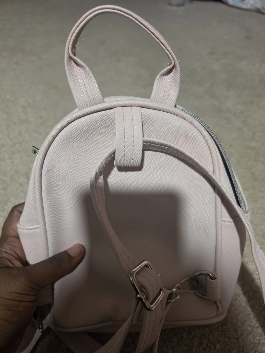 Girls Pink Glitter Butterfly Mini Backpack - photo 2