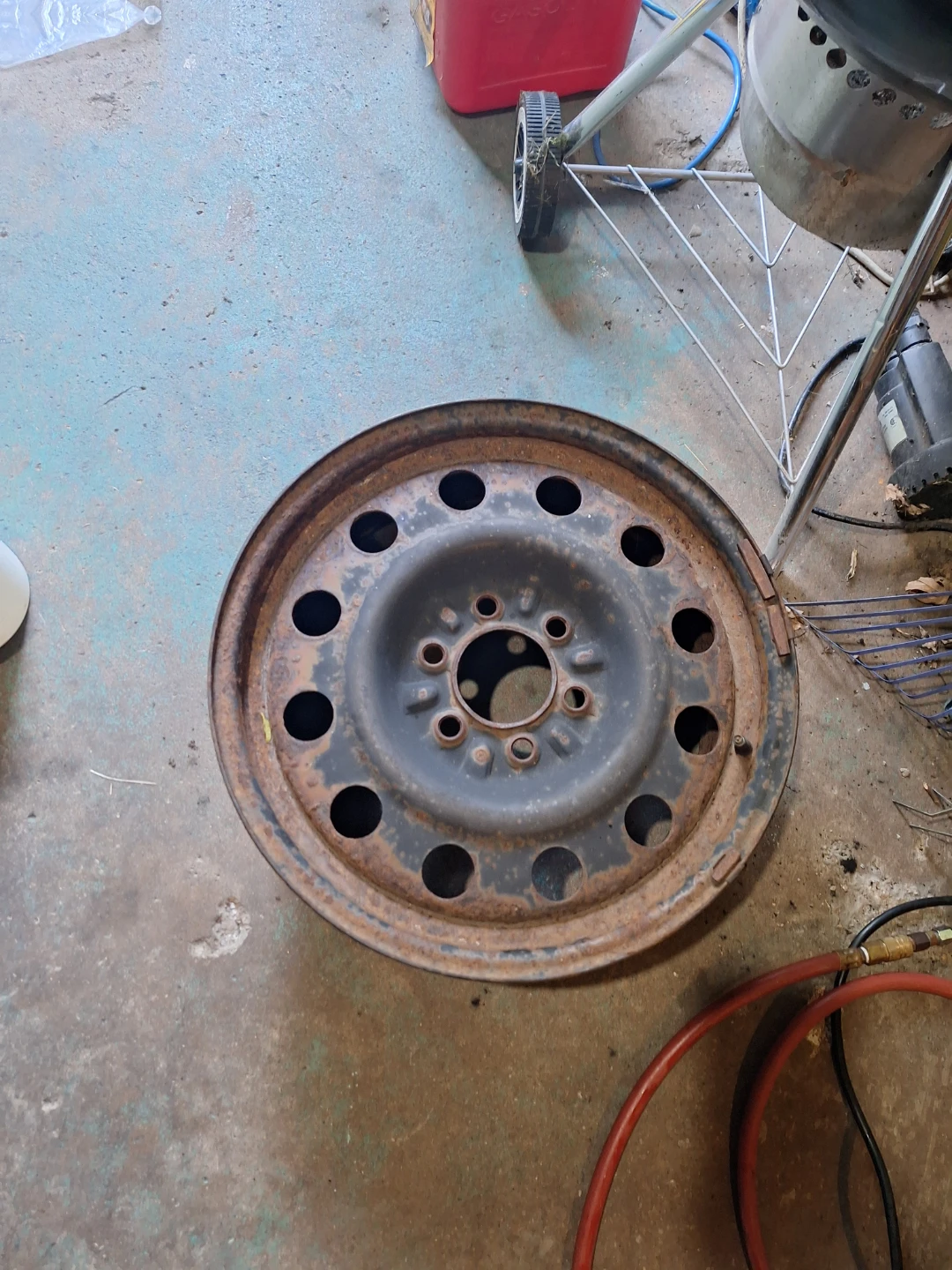 Used Steel Automotive Wheel Rim