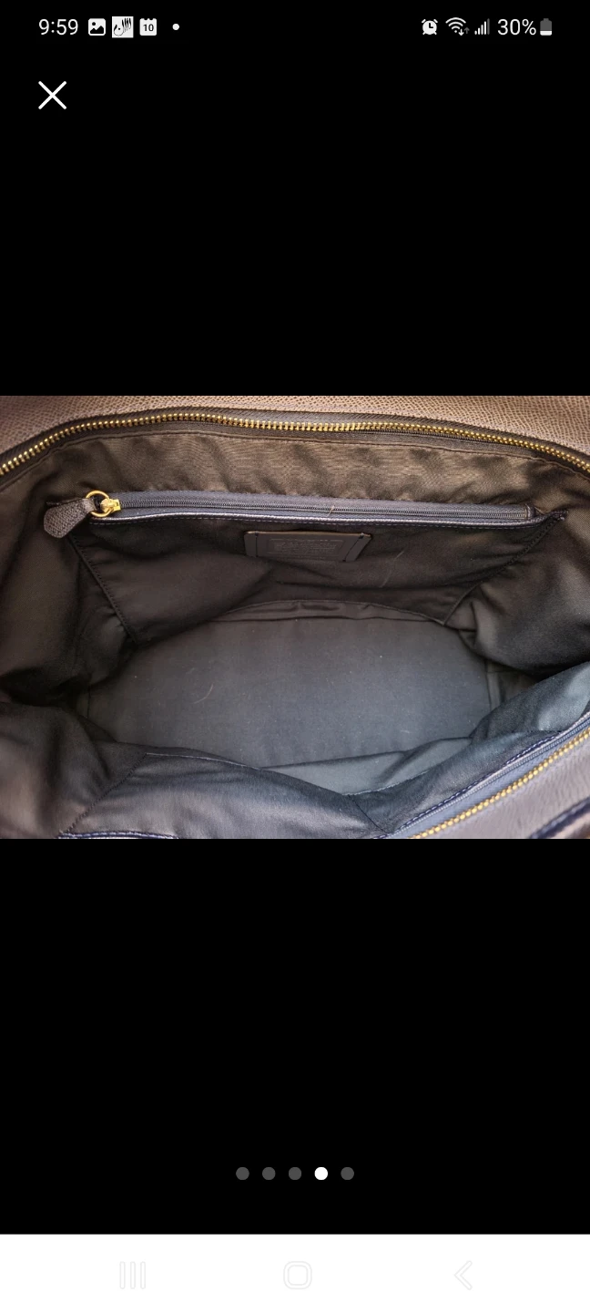 Coach Leather Tote Bag - photo 4