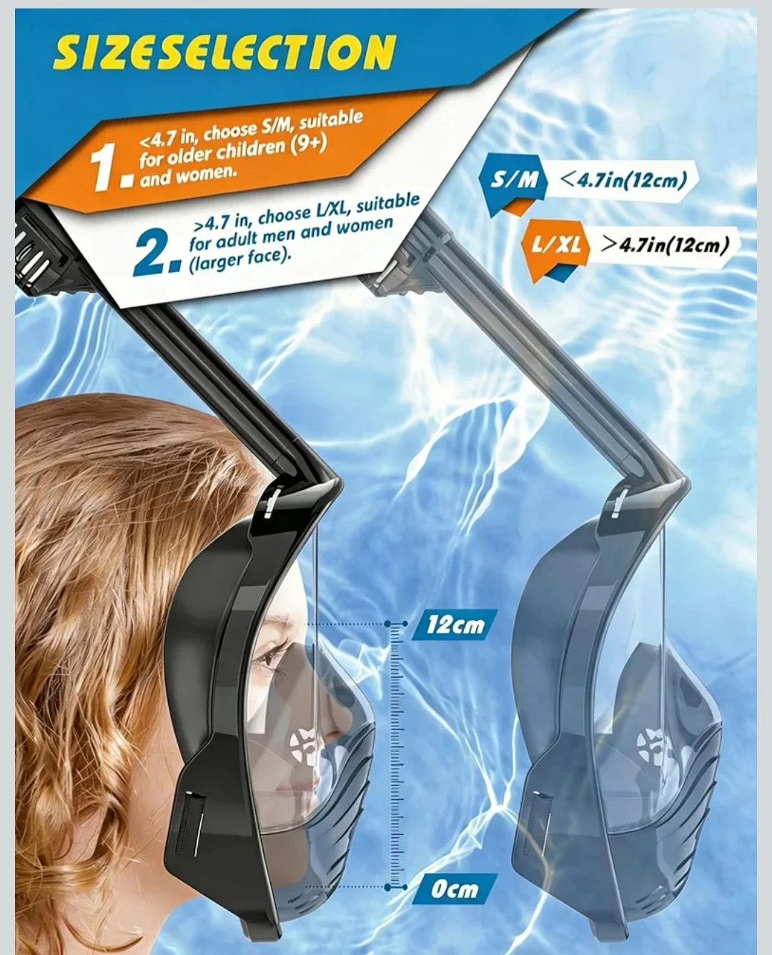 Full Face Snorkel Mask - photo 3