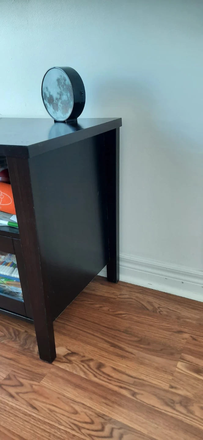 Black TV Media Console Table - photo 3