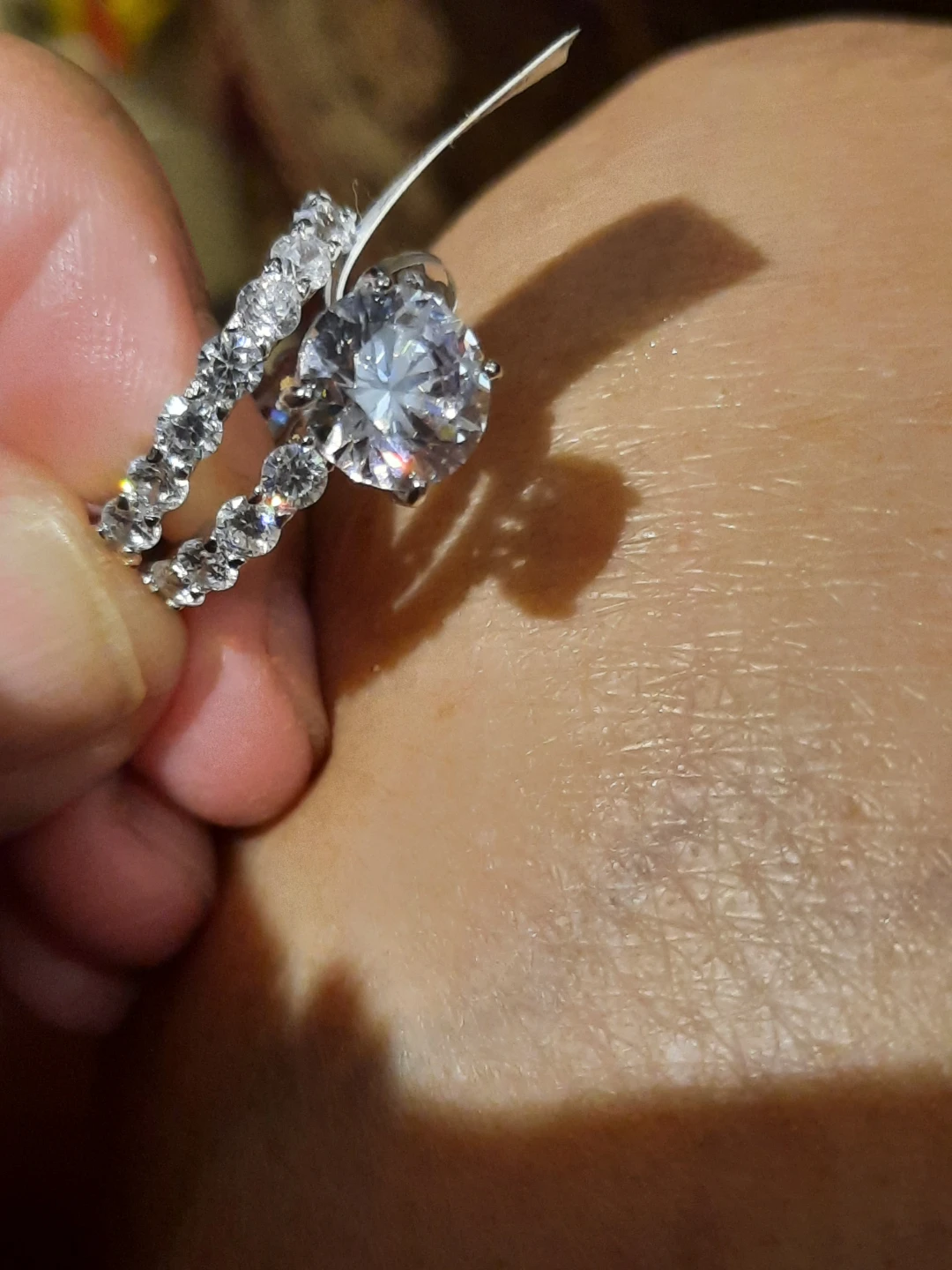 Bella Luce Diamond Simulant Eternity BandsRing Set - photo 3
