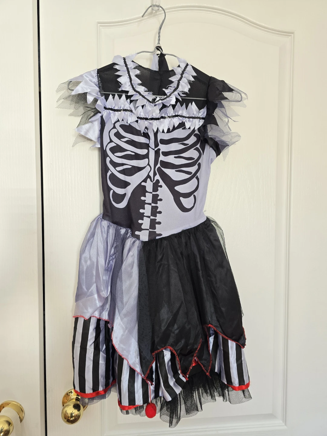 Girl's Skeleton Costume - Size L (10-12) - photo 4