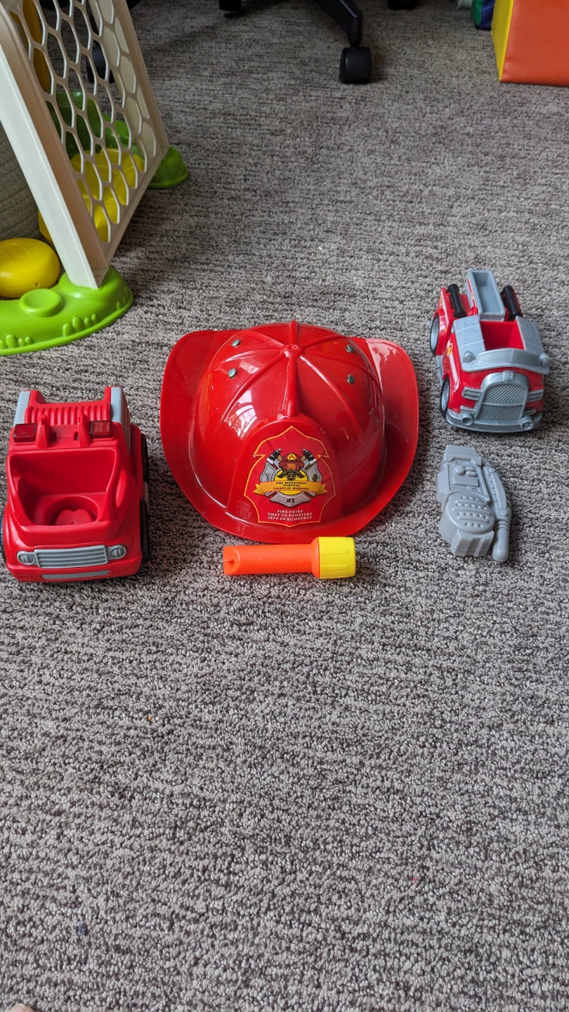Toy Firefighte Kids Helmet