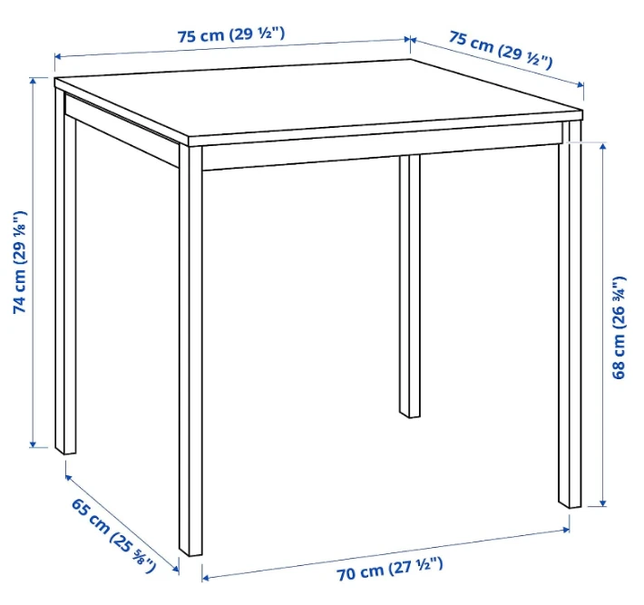 Melltorp IKEA Table square