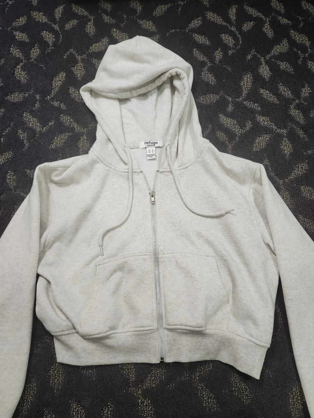 Refuge Athletics Cropped Zip-Up Hoodie - photo 2