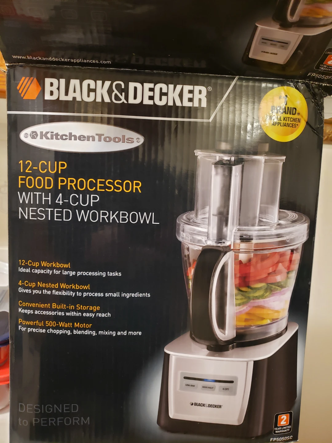 As new never use Black & Decker 12-Cup Food Processor FP5050SC