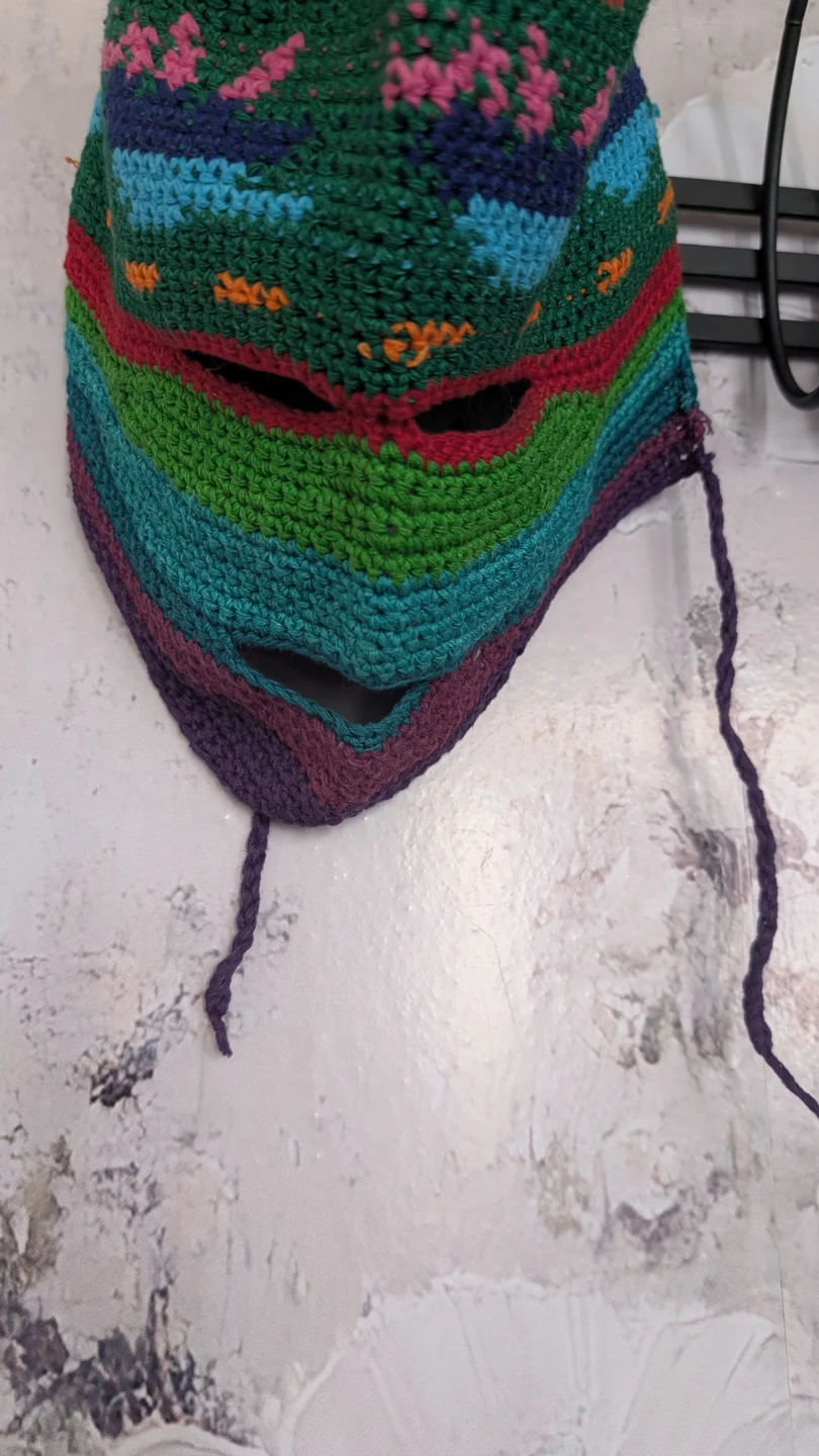 Crochet Balaclava Face Mask & Toque