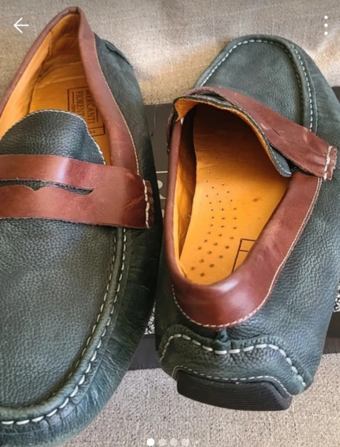 Mercanti Fiorentini Leather Loafers