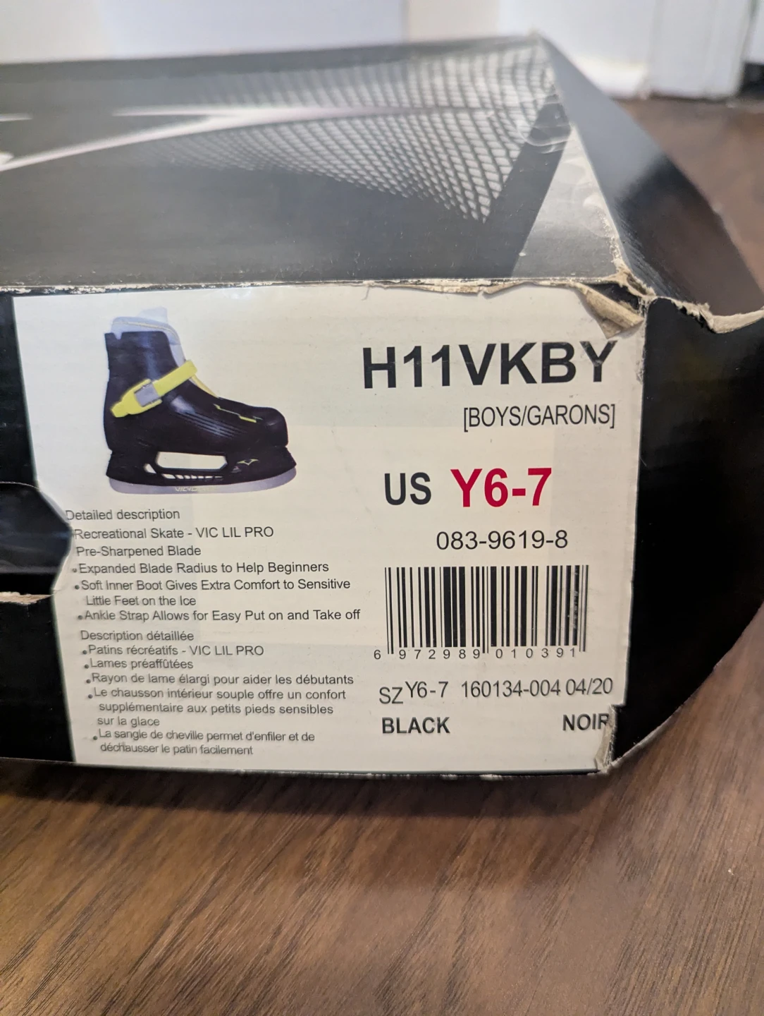 Vic Lil Pro Boys Recreational Skates - Size Y6-7 - photo 2
