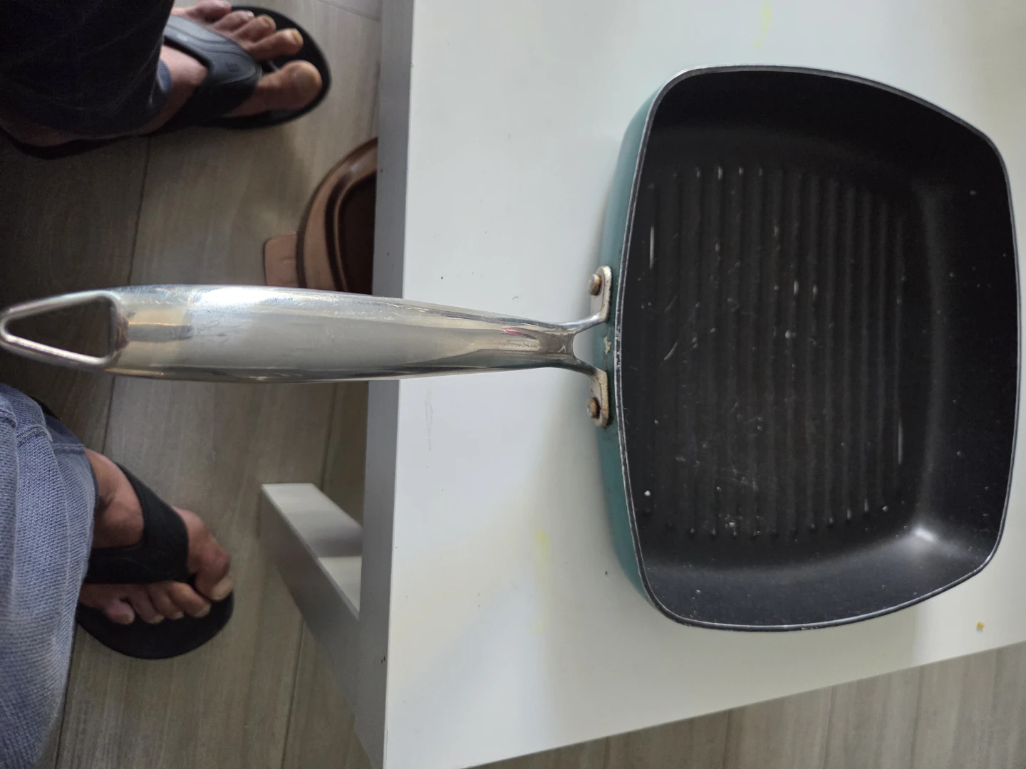 Square Teal Grill Pan - photo 5