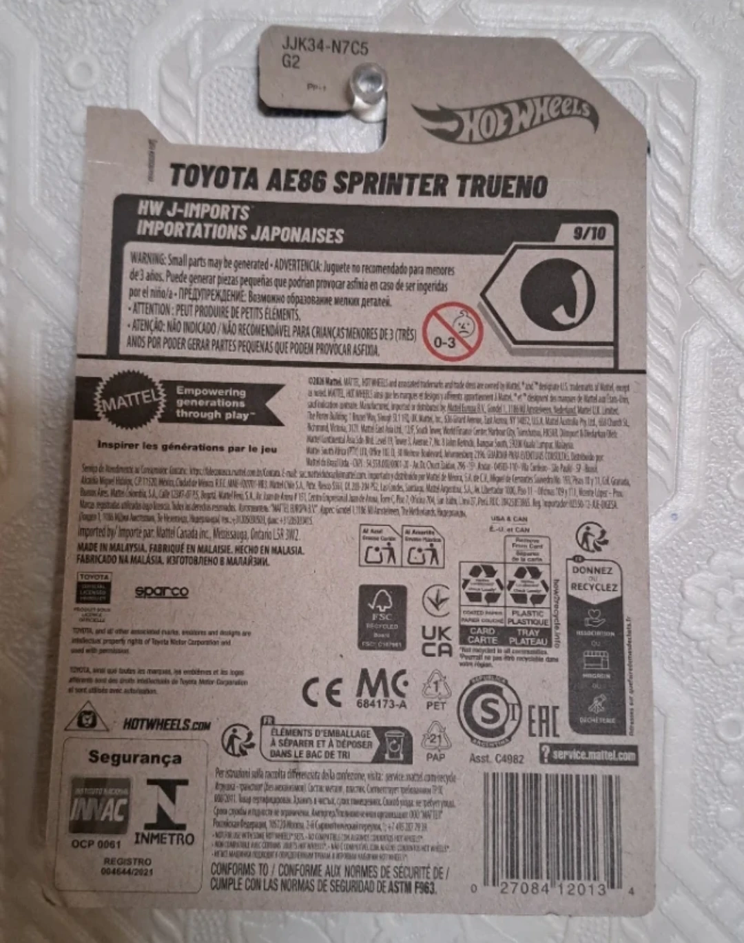 Hot Wheels Toyota AE86 Sprinter Trueno - photo 4