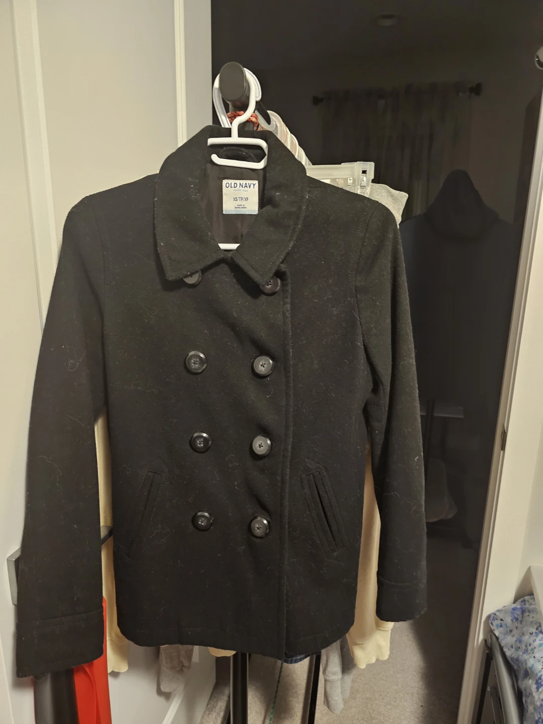 Old Navy Black Pea Coat - photo 2