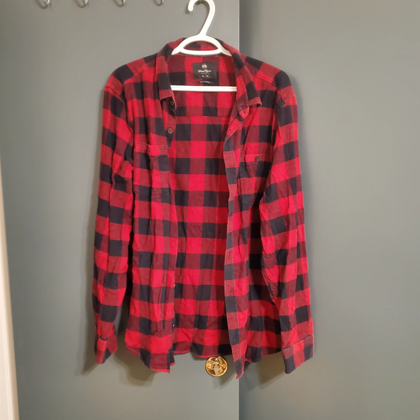 Wind River Red and Black Plaid Shirt