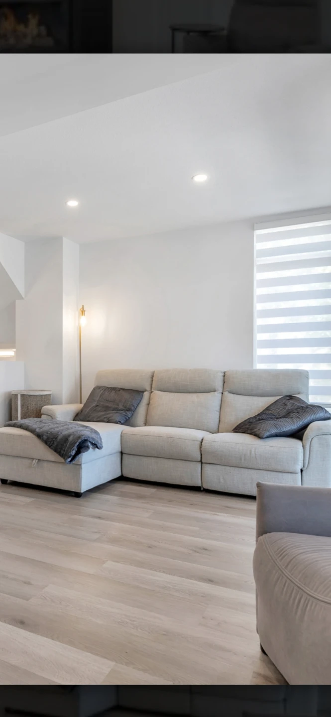 Power Reclining Sectional with Storage in Beige fabric