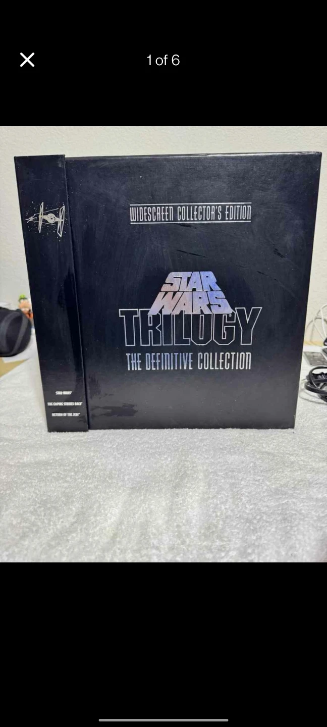 Star Wars Trilogy The Definitive Collection LaserDisc Set
