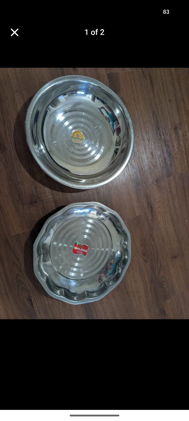 Manoj and Diploma Stainless Steel plates