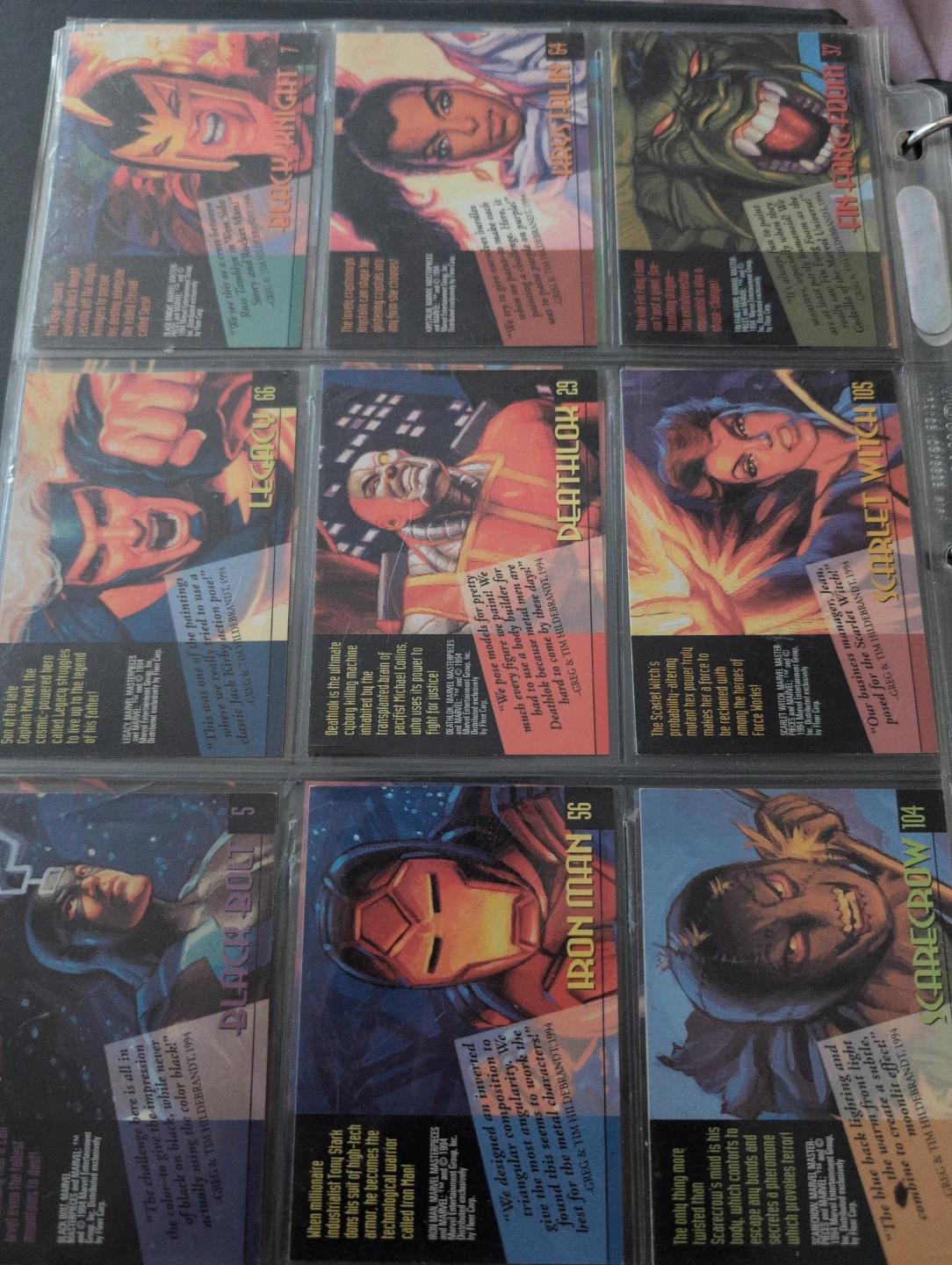 1994 Fleer Marvel Gold Foil Signature Series (18 card lot) - photo 4