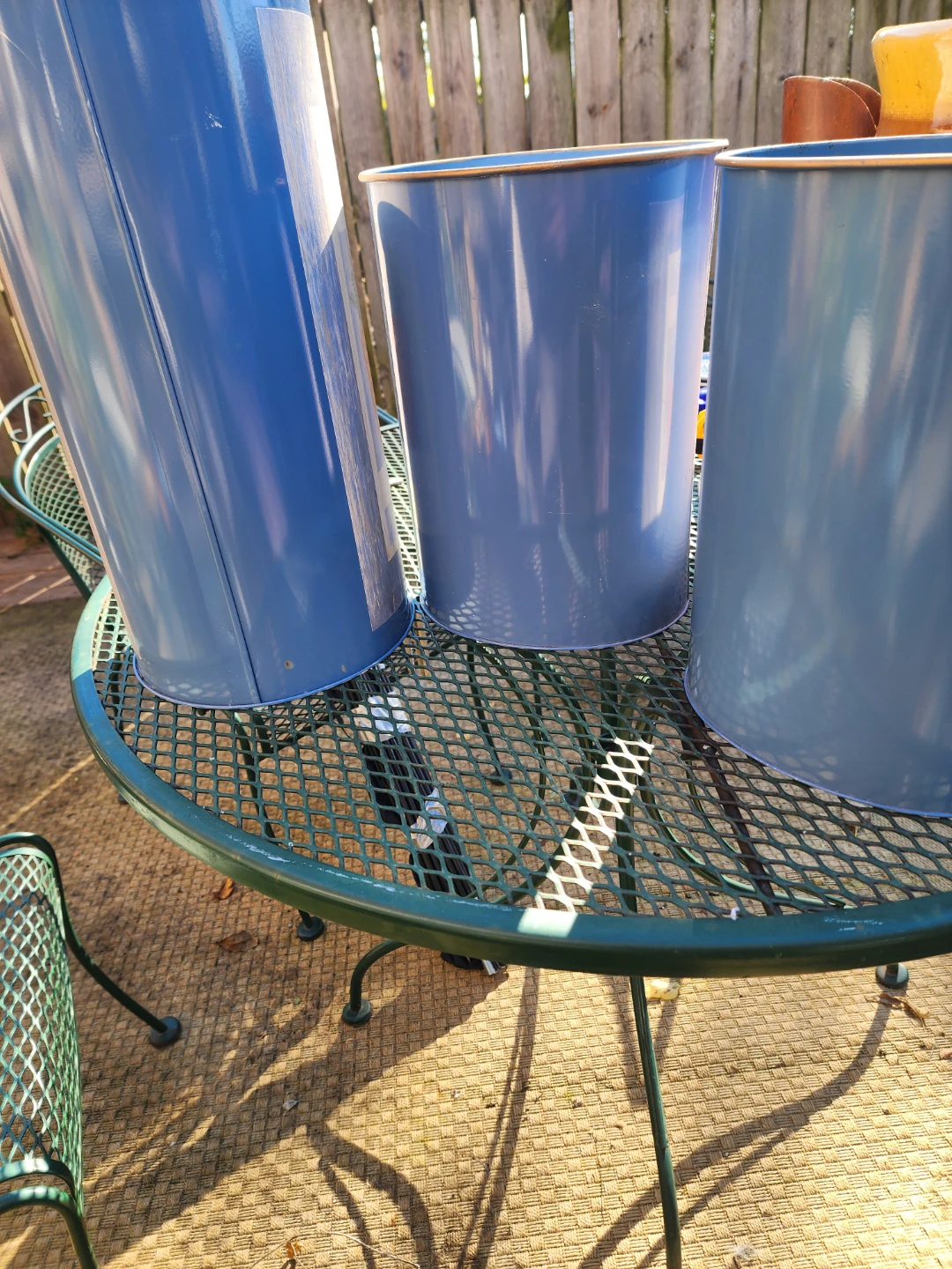 Set of 3 Farmhouse Country Themed Metal Canisters - photo 2