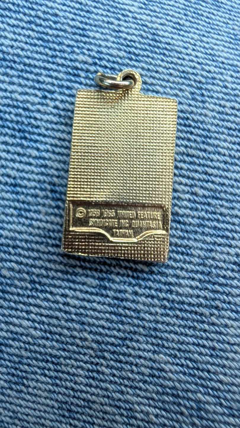 Vintage Peanuts Snoopy and Woodstock Pendant - photo 2