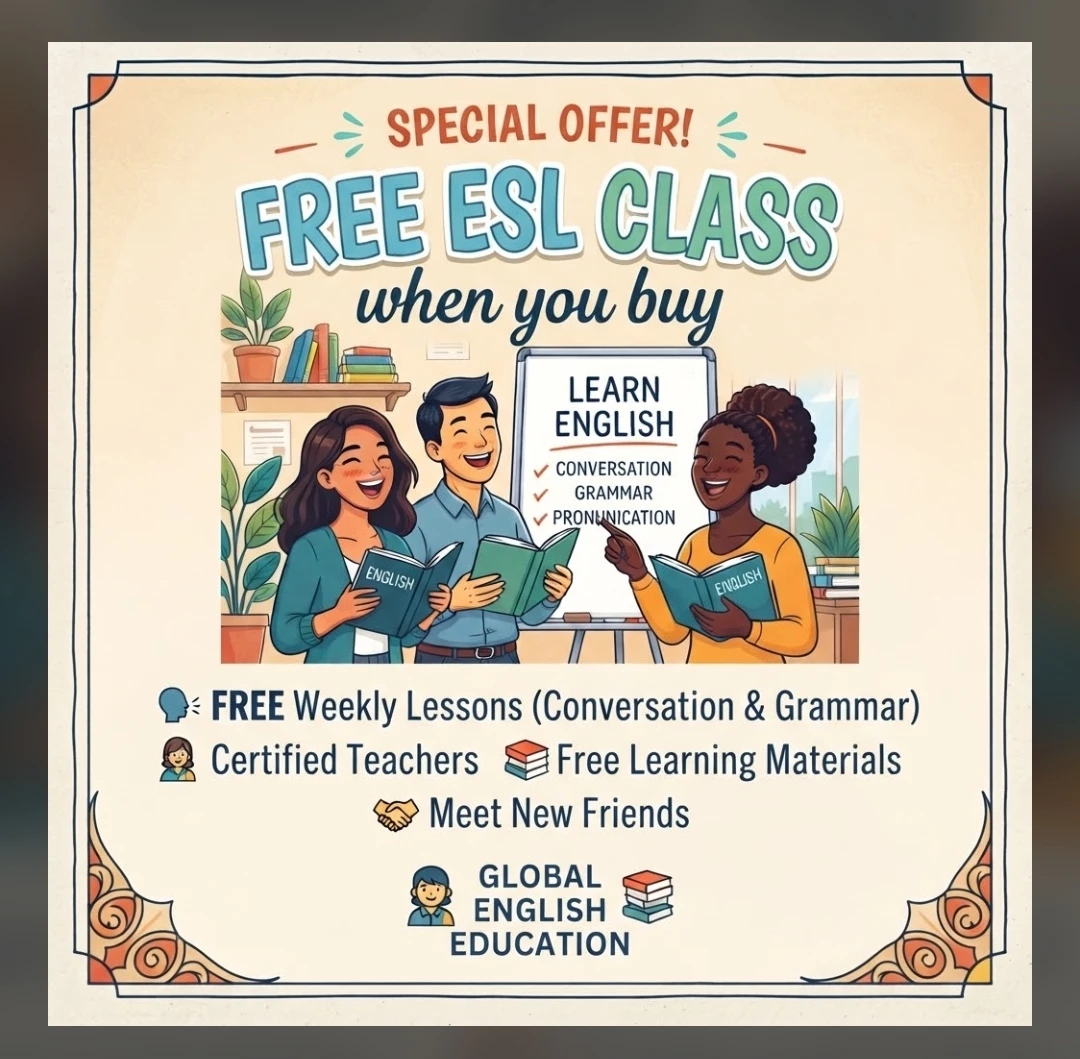 Free online English ESL course