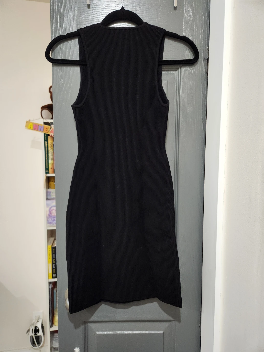 Babaton Ribbed Black Dress - photo 2