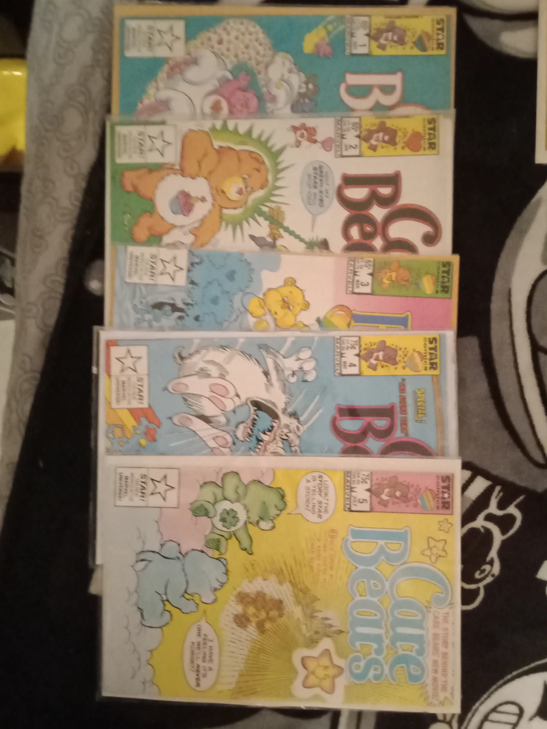 Set of 5 Care Bears Comic Books