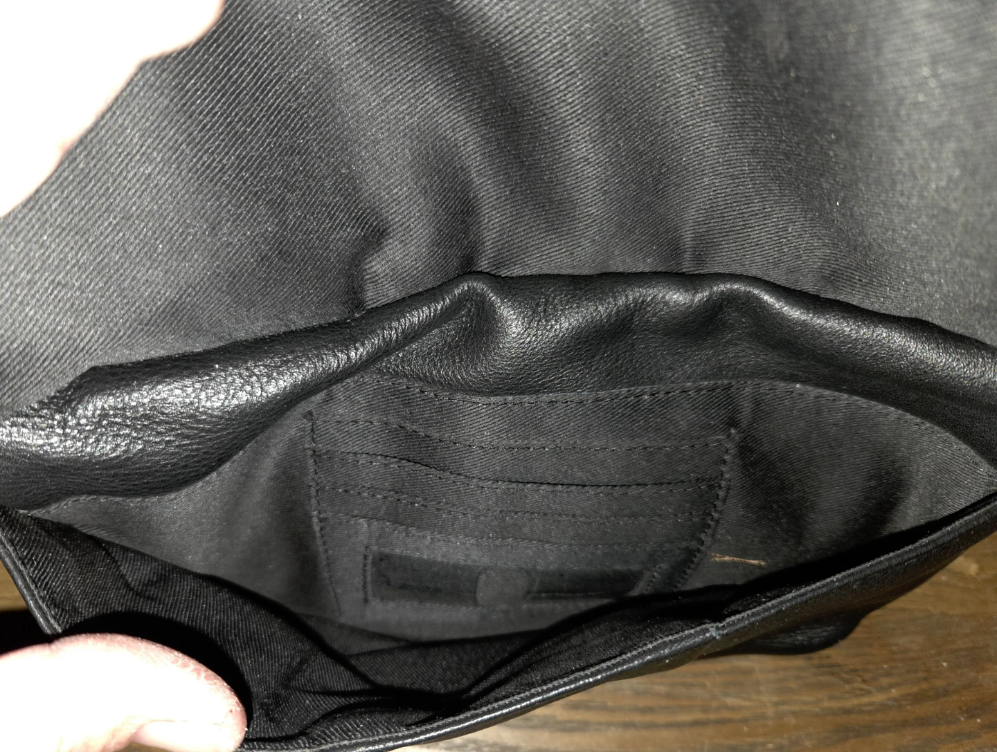 Vintage Great American Leatherworks Black Crossbody Bag - photo 4