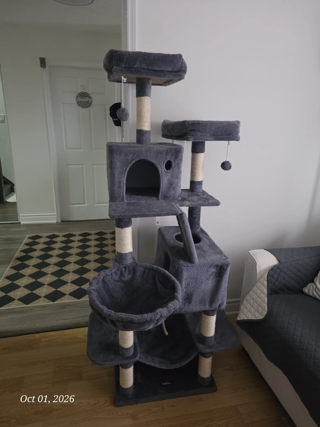 Feandrea Multi-Level Grey Cat Tree