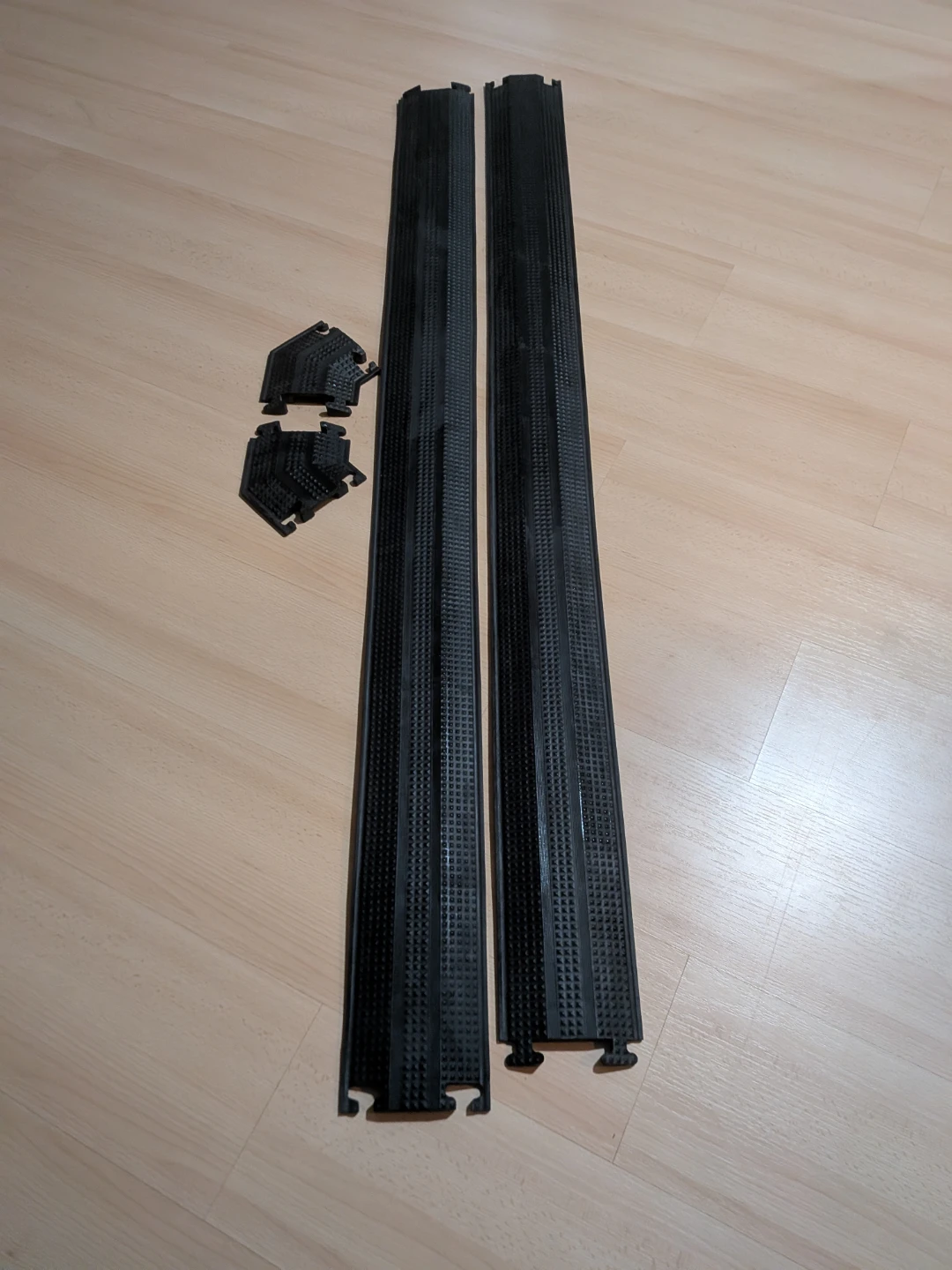 Pedestrian cable protectors rubber