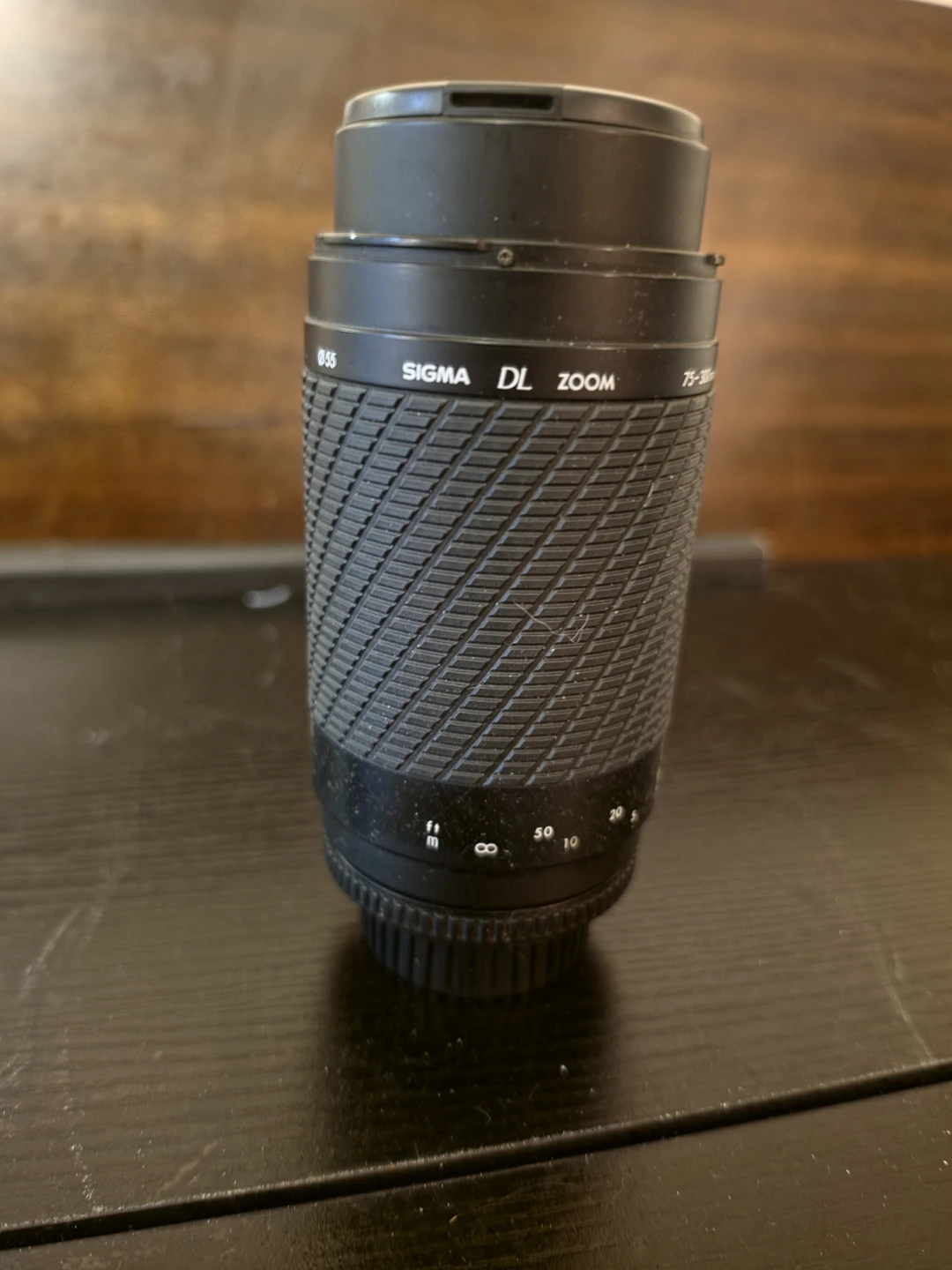 Sigma DL Zoom 75–300mm f/4–5.6 Telephoto Camera Lens. Untested.