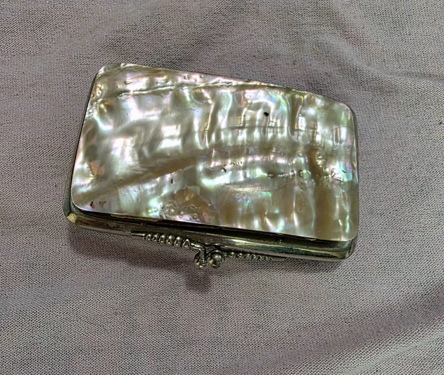 Vintage Mother of Pearl Coin Purse