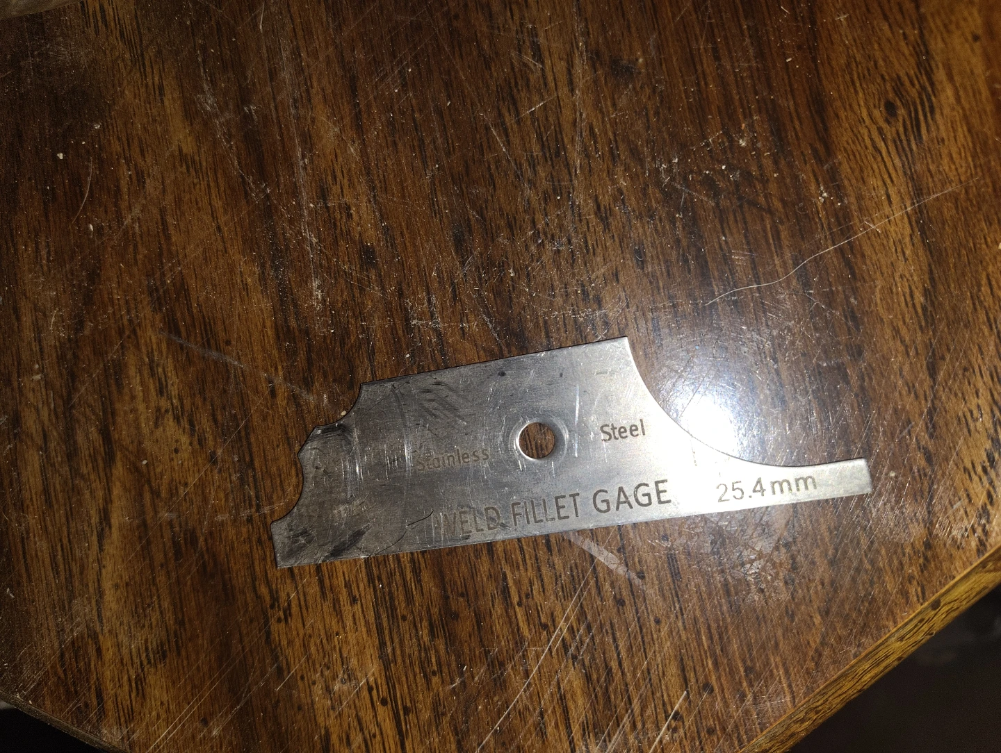 Stainless Steel Weld Fillet Gage Set - photo 3