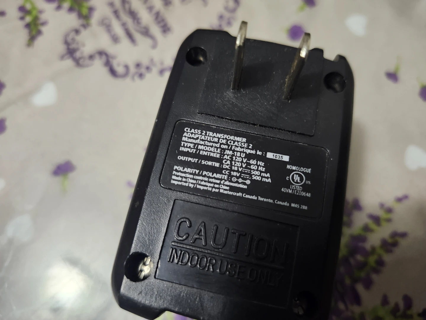 Jobmate Class 2 Transformer Power Adapter JM-18U - photo 3
