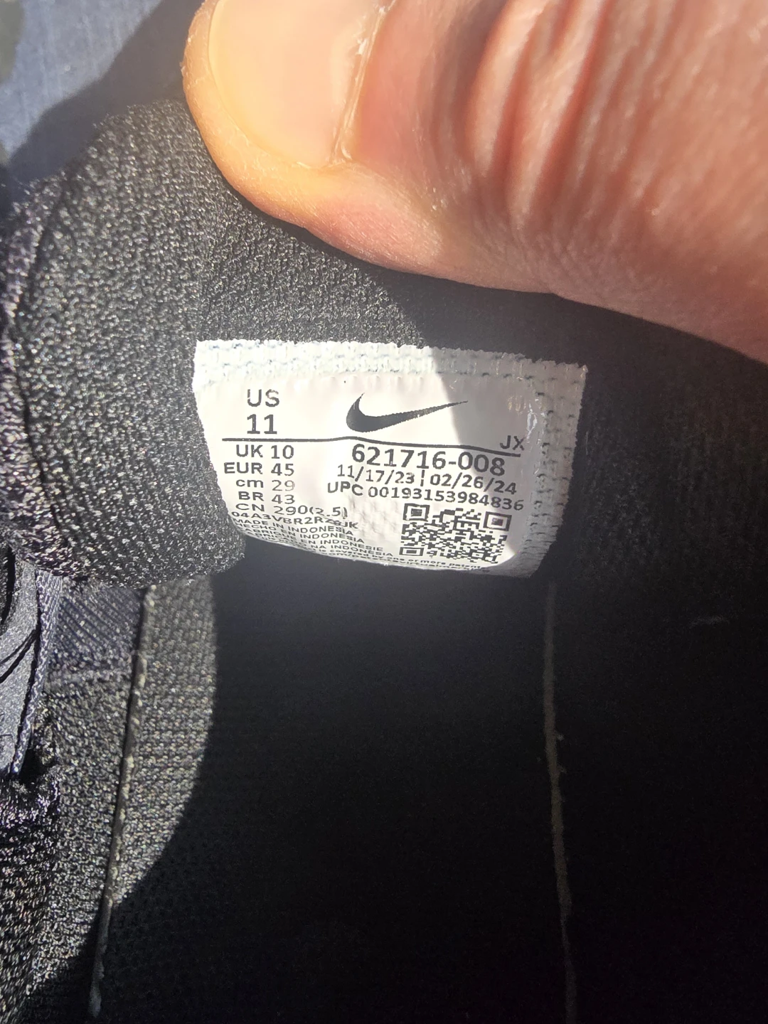 Nike Training Shoes Black Size 11 US - photo 4