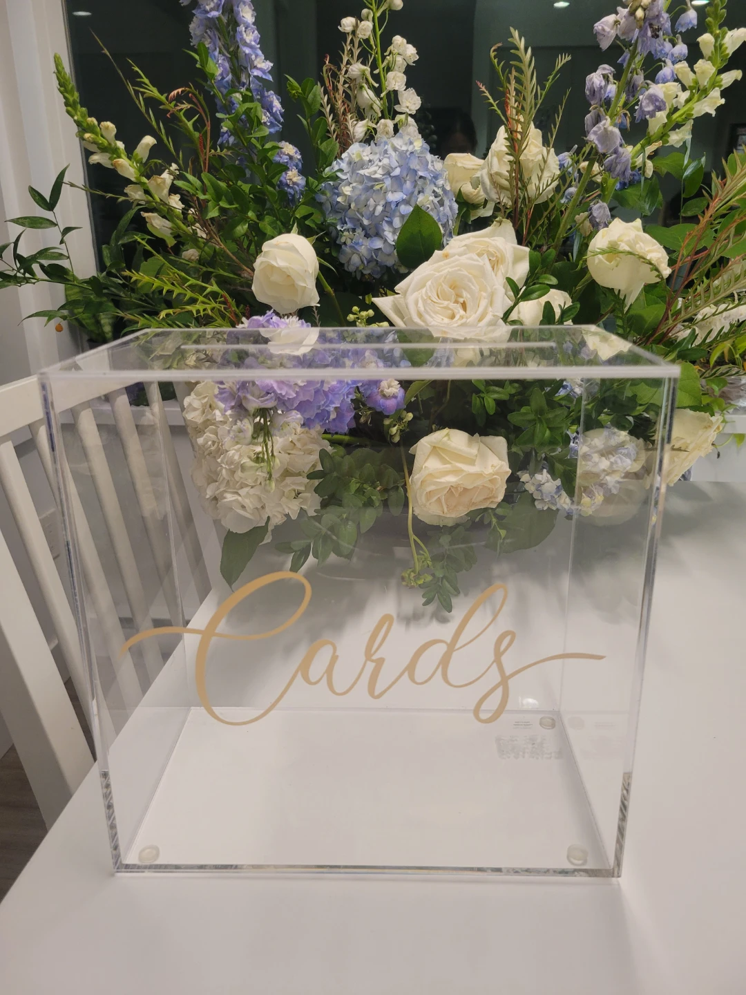 Clear Acrylic Wedding Cards Box - photo 2
