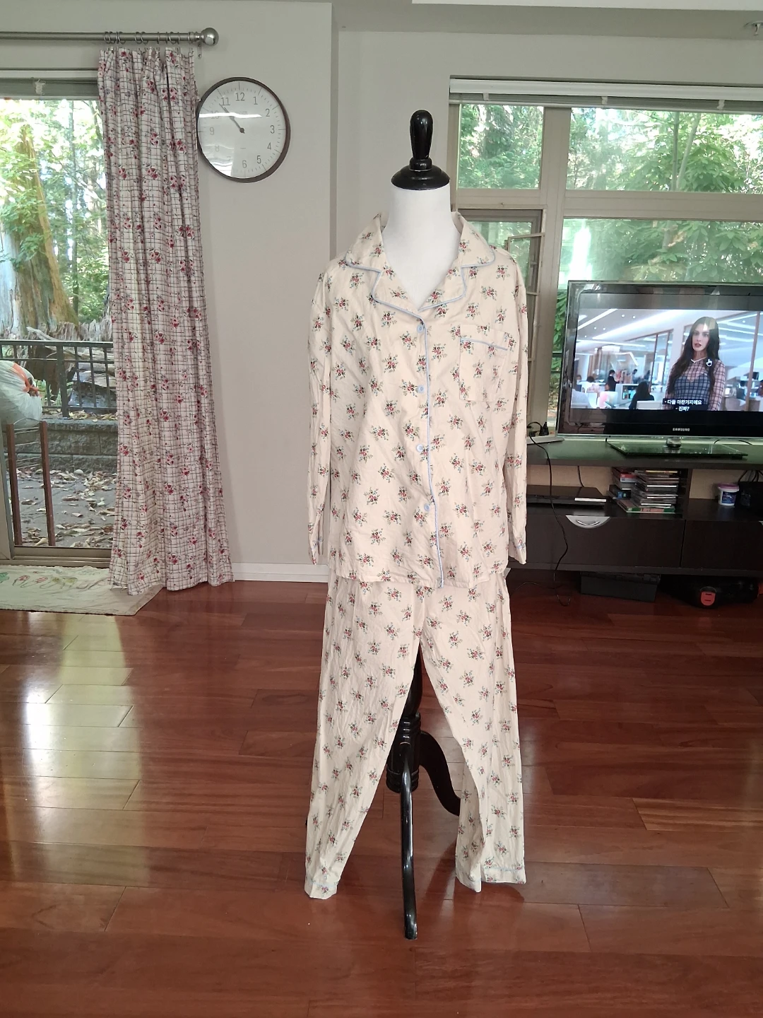 Floral Print Pajama Set