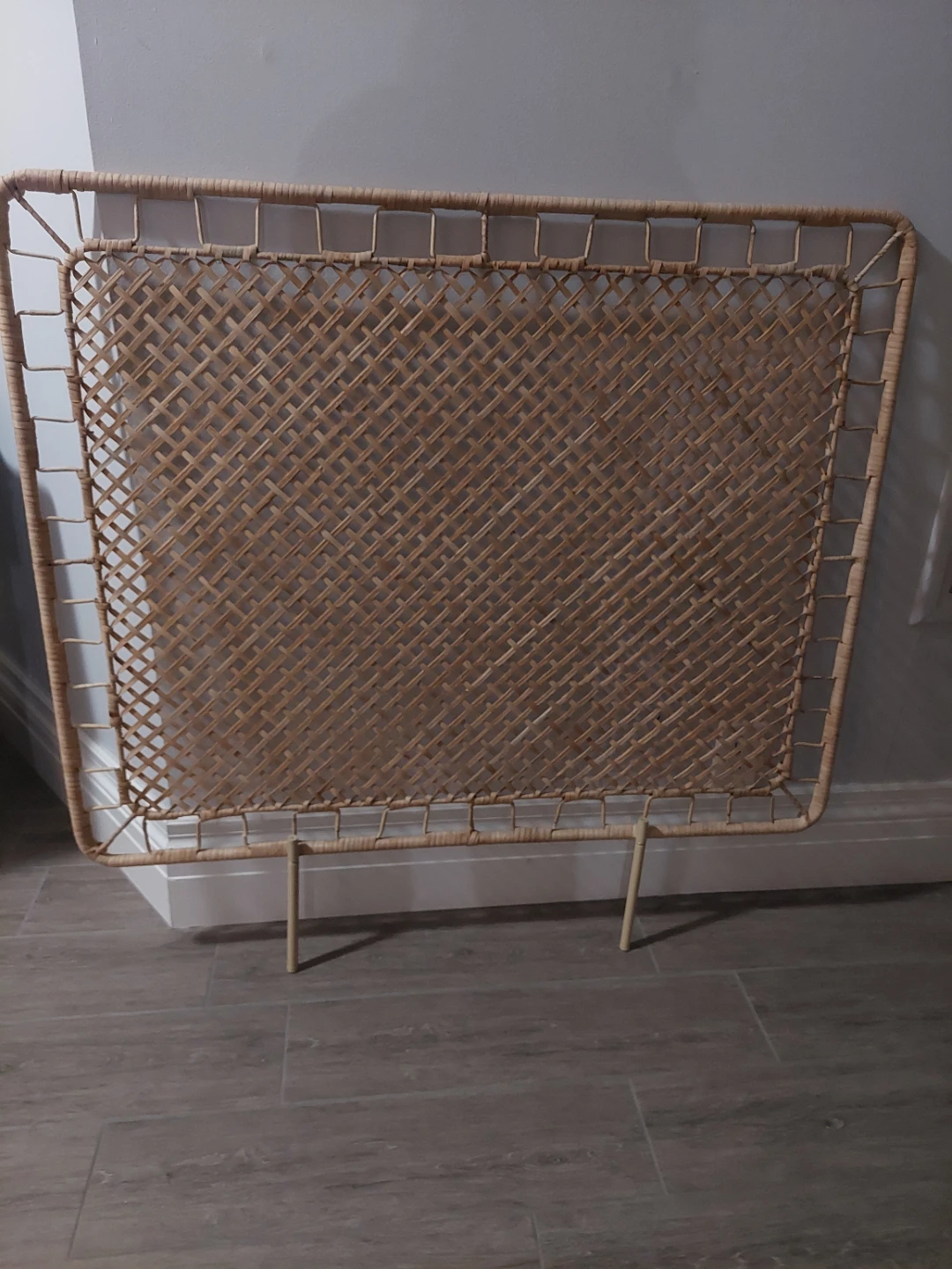 IKEA  handmade rattan head board