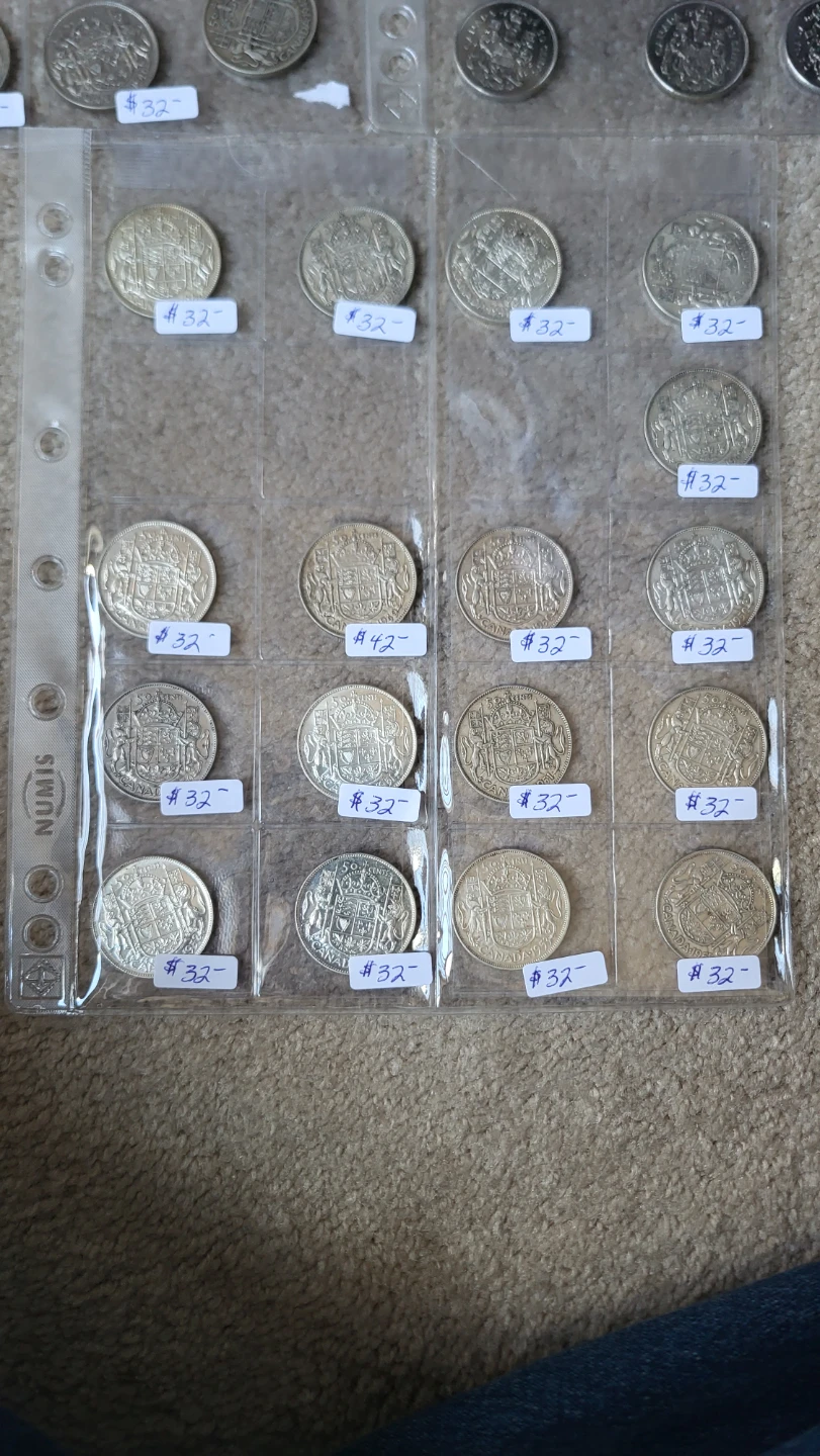 Collection of Vintage Canadian 50 Cent Coins - photo 3
