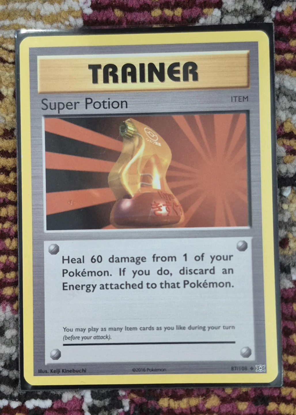 Super Potion Trainer Card 87/108